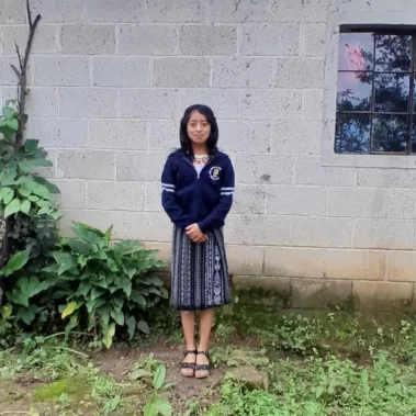 Allison is from the village of Chutistancia and her parents work in agriculture to provide for the family. She loves to read and write in her free time. Her goal is to become an elementary school teacher.